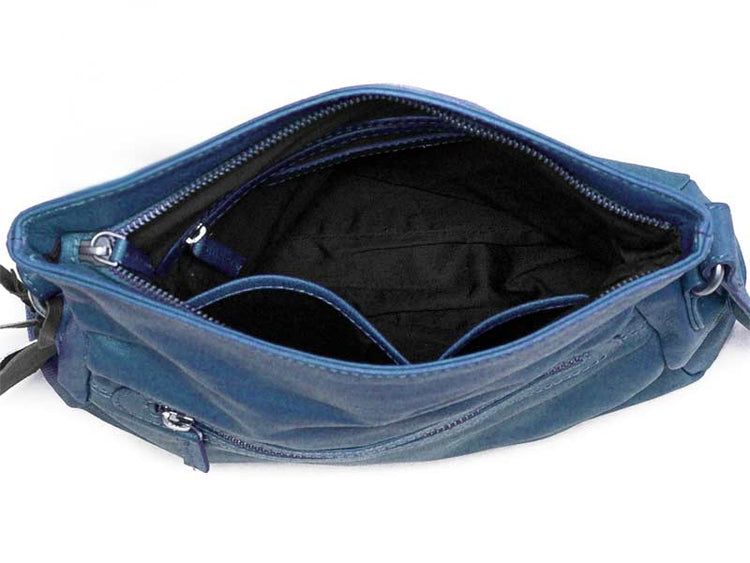 Sticks and Stones - Umschlagtasche Salvador Bag - Blue Quartz Innenansicht
