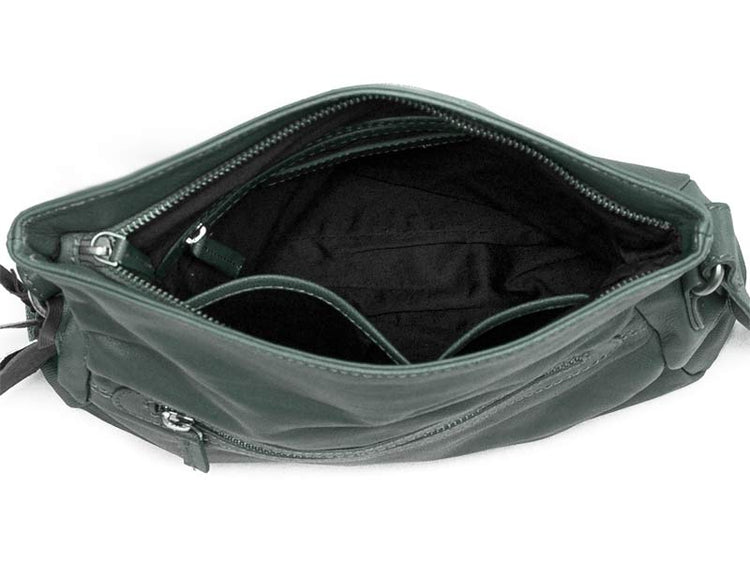 Sticks and Stones - Umschlagtasche Salvador Bag - Sea Green Innenansicht