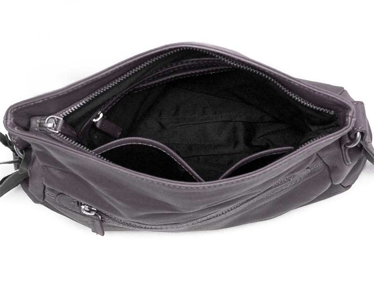 Sticks and Stones - Umschlagtasche Salvador Bag - Vintage Violet Innenansicht