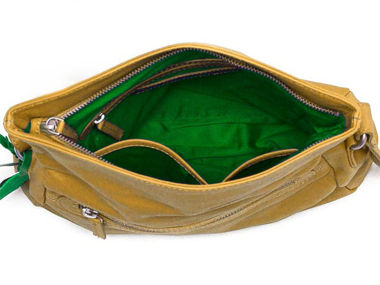 Sticks and Stones - Umschlagtasche Salvador Bag - Yellow Innenansicht