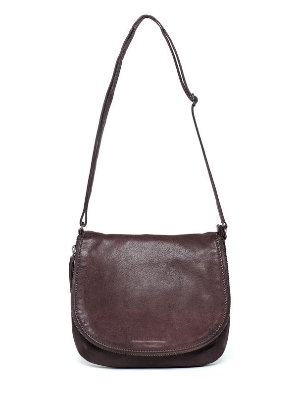Sticks and Stones - Ledertasche Santiago - Burgundy