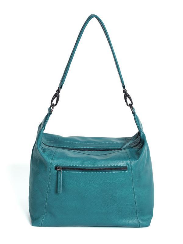 Sticks and Stones - Ledertasche Savona Bag - Deep Lagoon
