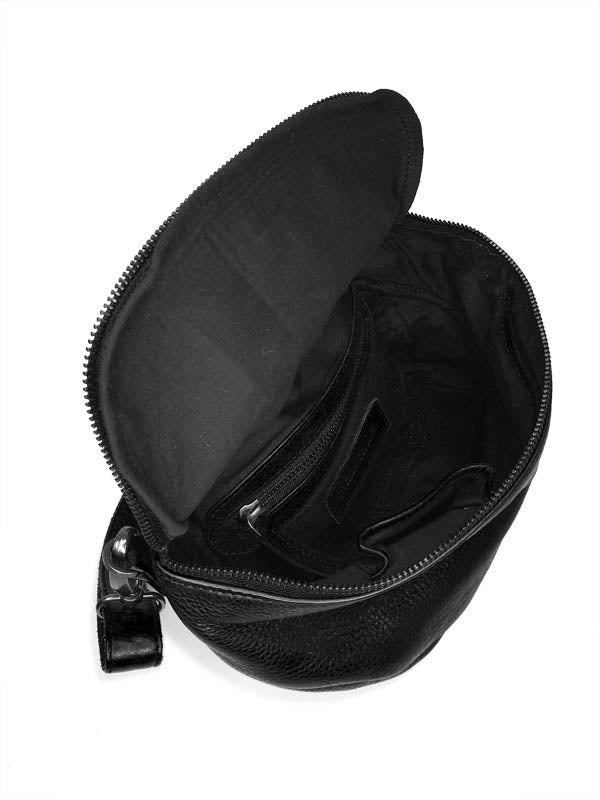 Sticks and Stones - Ledertasche Sitges Bag - Black Innenansicht