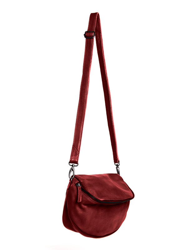 Sticks and Stones - Ledertasche Sitges Bag - Bright Red