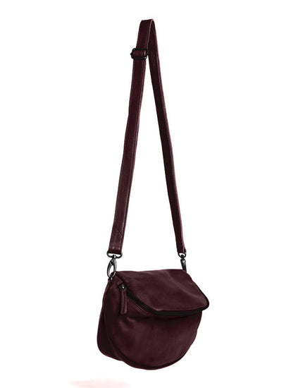 Sticks and Stones - Ledertasche Sitges Bag - Burgundy