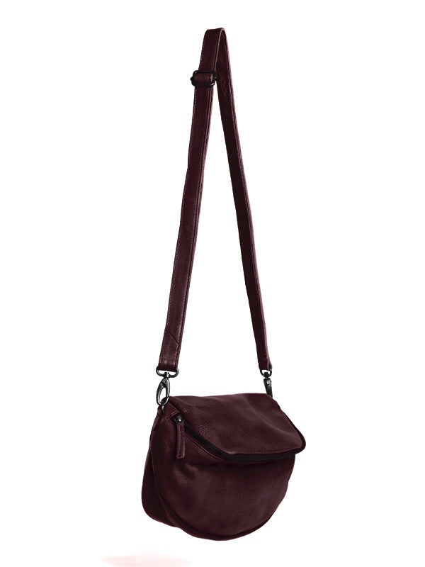 Sticks and Stones - Ledertasche Sitges Bag - Burgundy