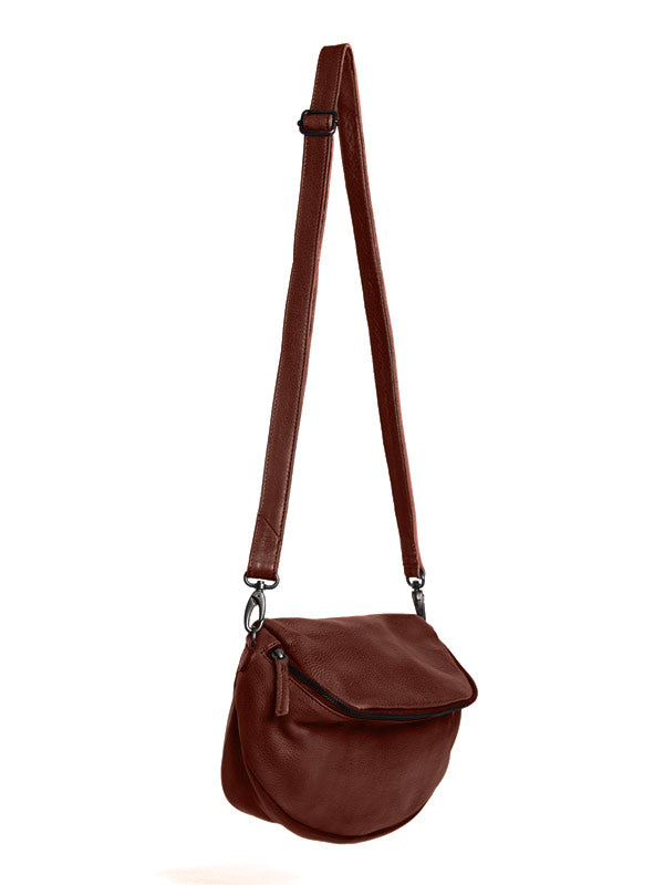 Sticks and Stones - Ledertasche Sitges Bag - Mustang Brown