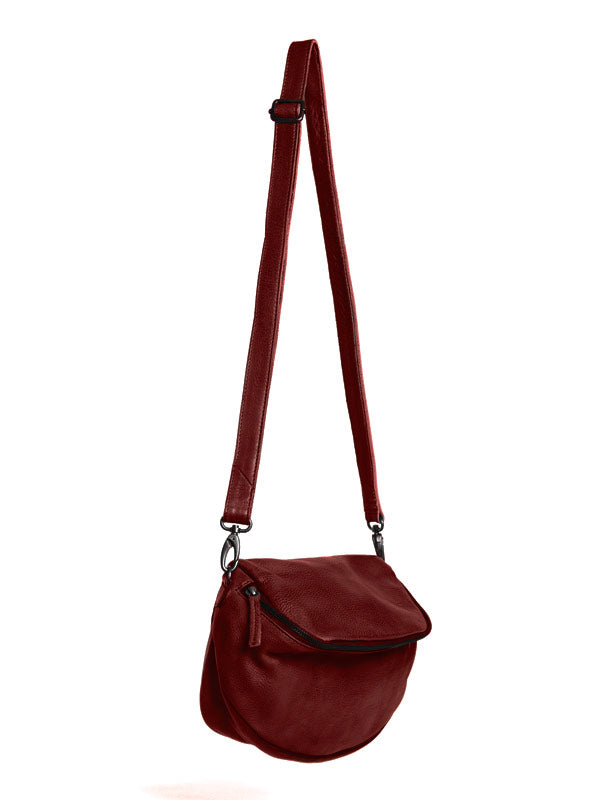 Sticks and Stones - Ledertasche Sitges Bag - Red