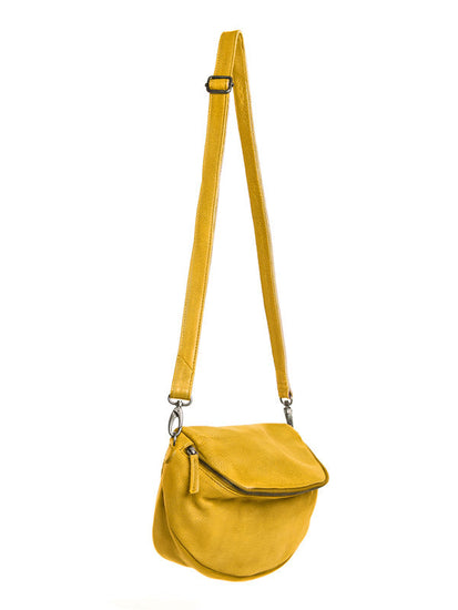 Sticks and Stones - Ledertasche Sitges Bag - Sunflower Yellow
