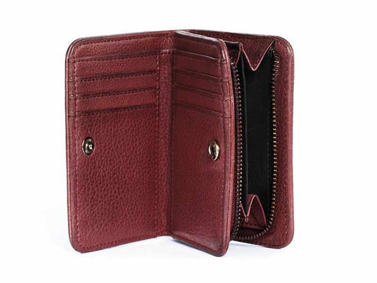 Sticks and Stones - Lederbörse Sonora Wallet - Red Innenansicht