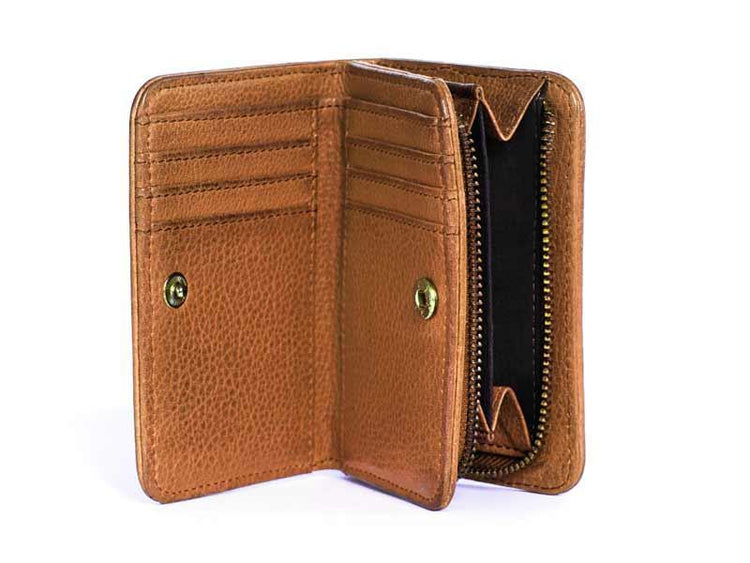 Sticks and Stones - Lederbörse Sonora Wallet - Yellow Ocher Innenansicht
