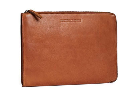 Sticks and Stones - Laptophülle Tokyo - Cognac