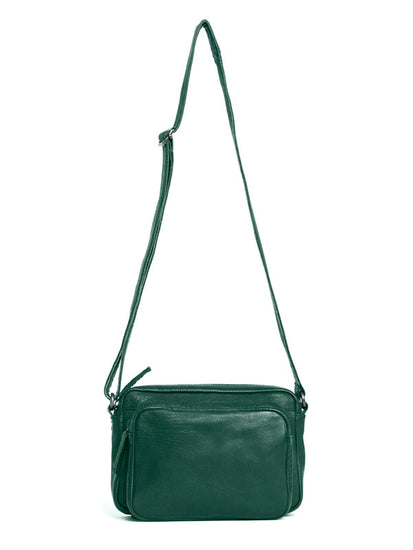Sticks and Stones - Ledertasche Toscana Bag - Pine Green