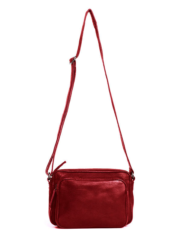 Sticks and Stones - Ledertasche Toscana Bag - Red