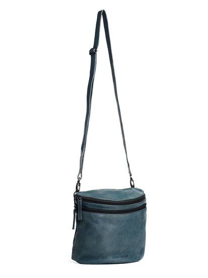Sticks and Stones - Ledertasche Vigo Bag - Atlantic Blue