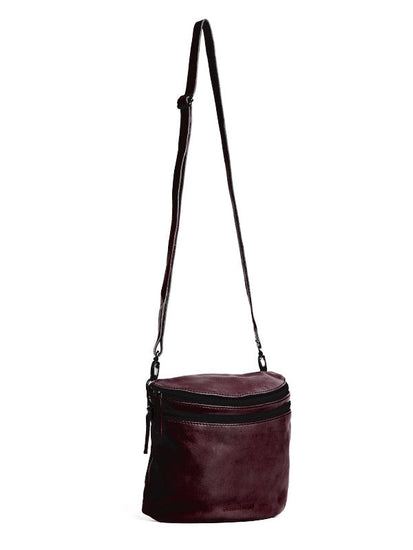 Sticks and Stones - Ledertasche Vigo Bag - Burgundy