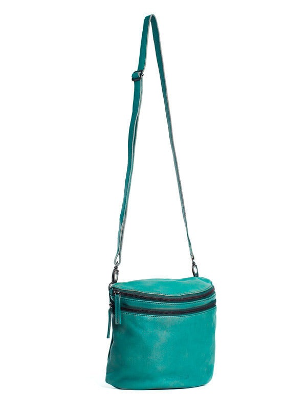 Sticks and Stones - Ledertasche Vigo Bag - Lagoon