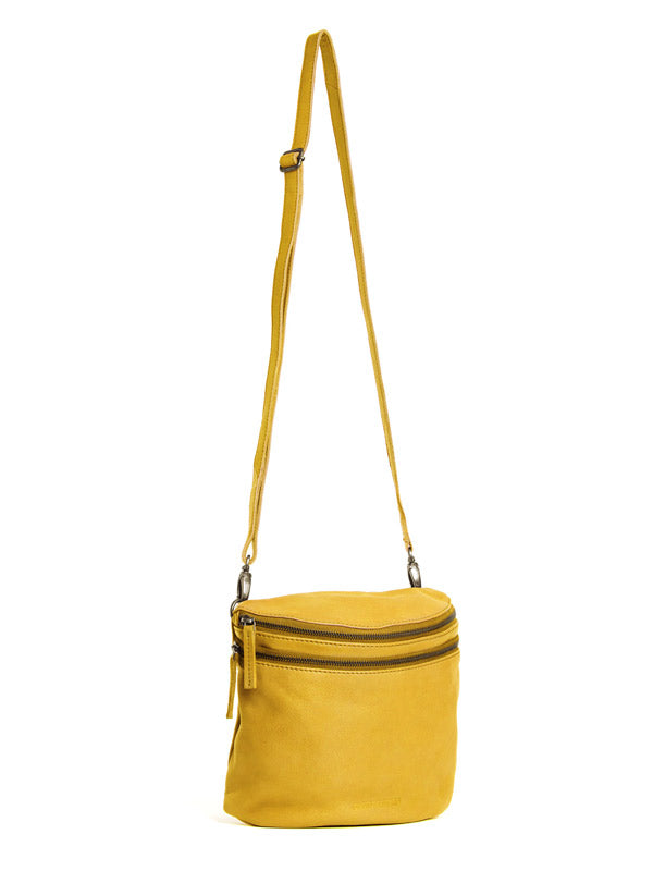 Sticks and Stones - Ledertasche Vigo Bag - Sunflower Yellow