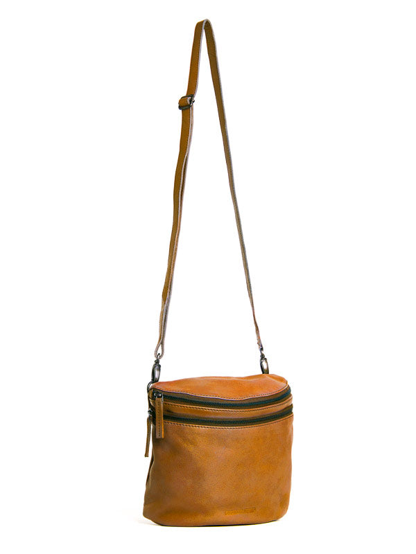 Sticks and Stones - Ledertasche Vigo Bag - Yellow Ocher