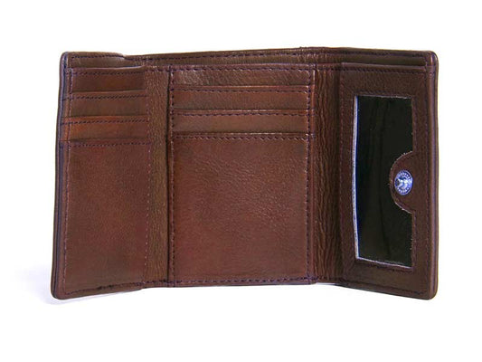 Sticks and Stones - Lederportemonnaie Andes Wallet - Mustang Brown Innenansicht