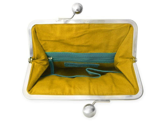Sticks and Stones - Bügeltasche Annecy Bag - Deep Lagoon Innenansicht