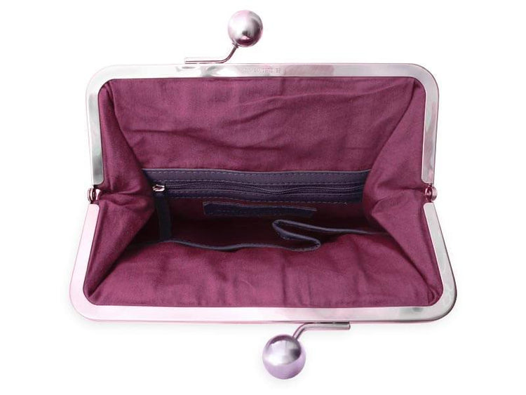Sticks and Stones - Bügeltasche Marseille Bag - Royal Purple Innenansicht