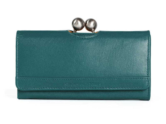 Sticks and Stones - Bügelbörse Berlin Wallet - Petrol Blue
