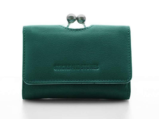 Sticks and Stones - Bügelbörse Biarritz Wallet - Pine Green