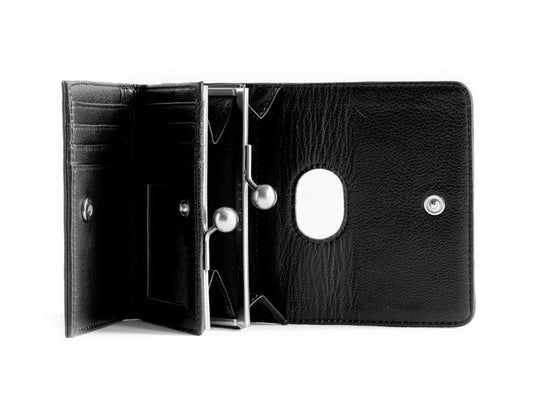 Sticks and Stones - Bügelbörse Biarritz Wallet - Black Innenansicht