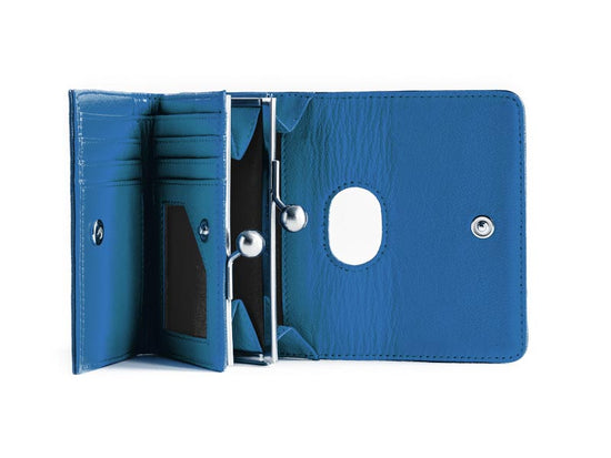 Sticks and Stones - Bügelbörse Biarritz Wallet - Blue Quartz Innenansicht