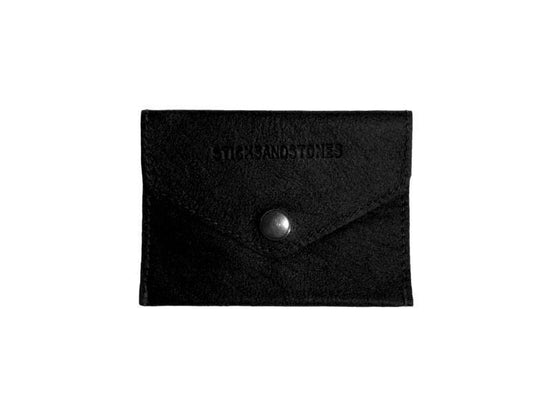 Sticks and Stones Card Wallet Busta – Black Tragevariante