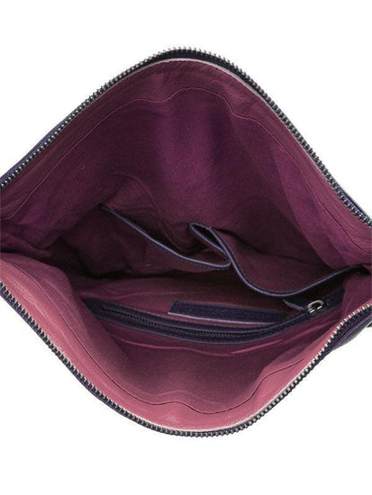 Sticks and Stones - Umschlagtasche Flap Bag - Shadow Purple Innenansicht