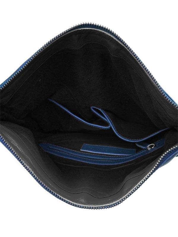 Sticks and Stones - Umschlagtasche Flap Bag - Blue Quartz Innenansicht