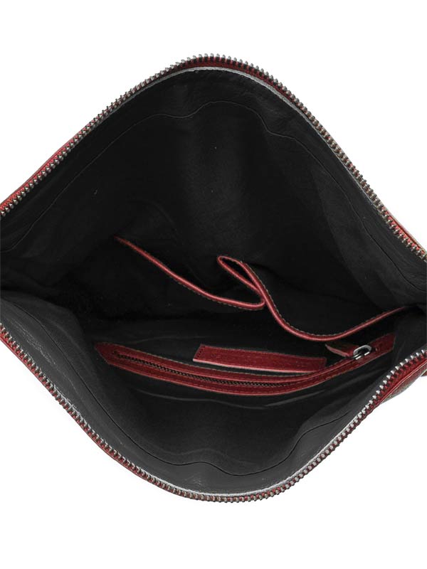 Sticks and Stones - Umschlagtasche Flap Bag - Bright Red Innenansicht