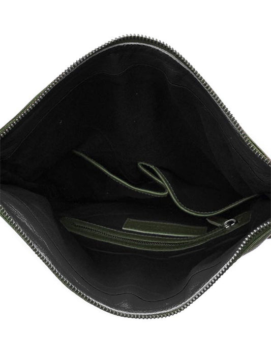 Sticks and Stones - Umschlagtasche Flap Bag - Dark Olive Innenansicht