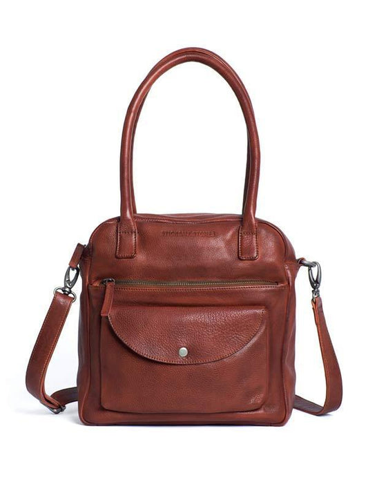 Sticks and Stones - Lederhandtasche Colorado Bag - Mustang Brown