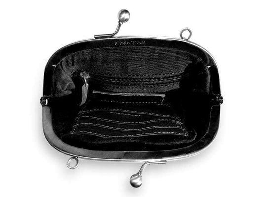 Sticks and Stones - Bügeltasche Como Bag - Black Innenansicht