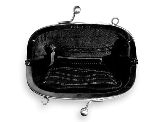 Sticks and Stones - Bügeltasche Como Bag - Black Innenansicht