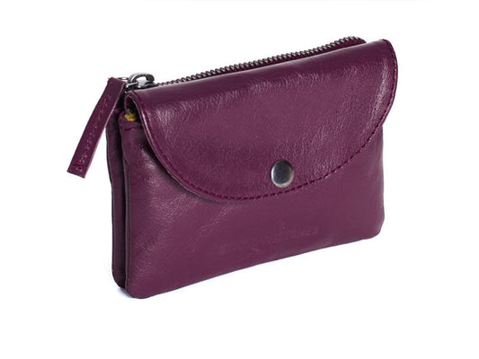 Sticks and Stones - Lederbörse Foggia Wallet - Crushed Violets