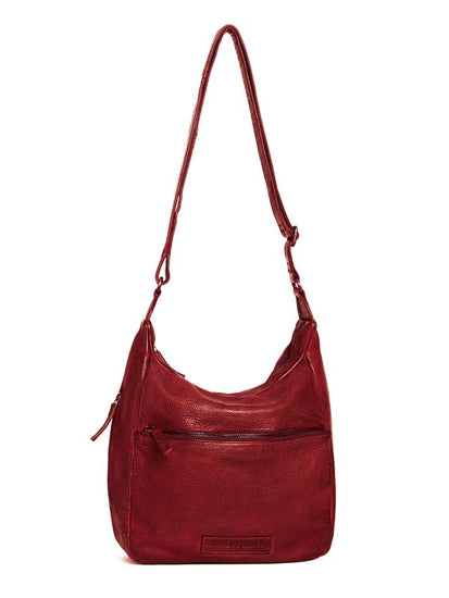 Sticks and Stones - Ledertasche Gaia Bag - Bright Red