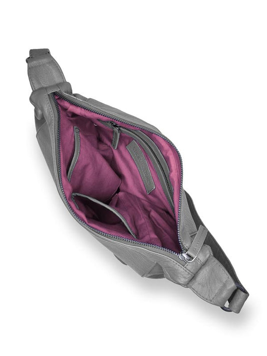Sticks and Stones - Beuteltasche Hera Bag - Pebble Grey Innenansicht