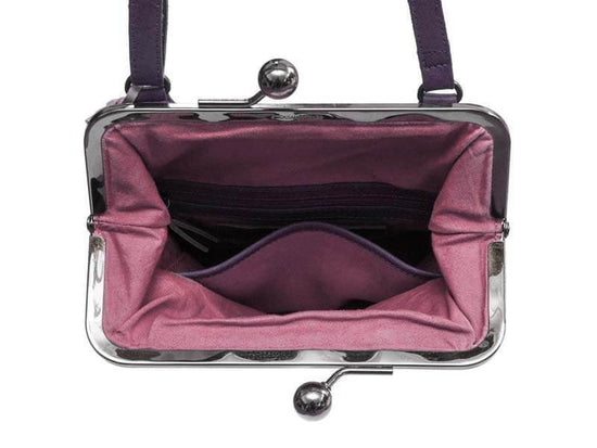 Sticks and Stones - Bügeltasche Le Marais Bag - Royal Purple Innenansicht