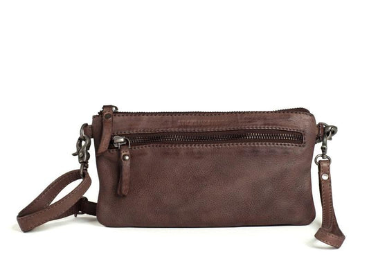 Sticks and Stones - Ledertasche Lima - Taupe