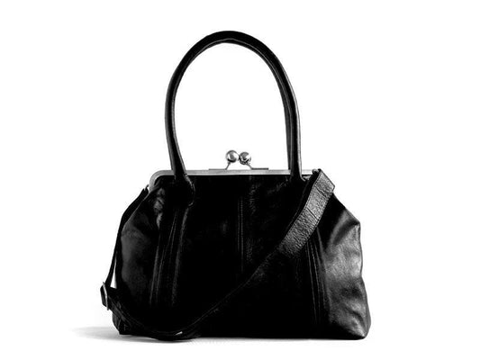 Sticks and Stones - Ledertasche Marseille - Black Variante