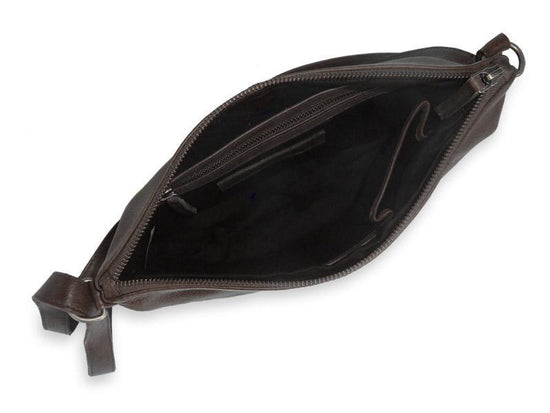 Sticks and Stones - Ledertasche Melrose - Dark Taupe Innenansicht