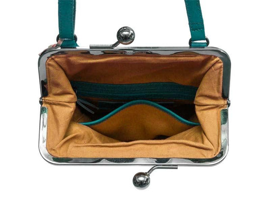 Sticks and Stones Perugia Bag - BW - Deep Teal Innenansicht
