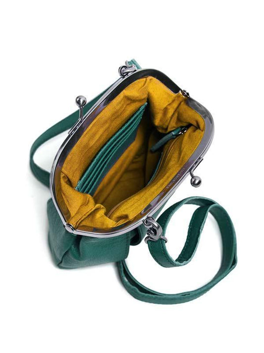 Sticks and Stones - Bügeltasche Ravenna Bag - Pine Green Innenansicht