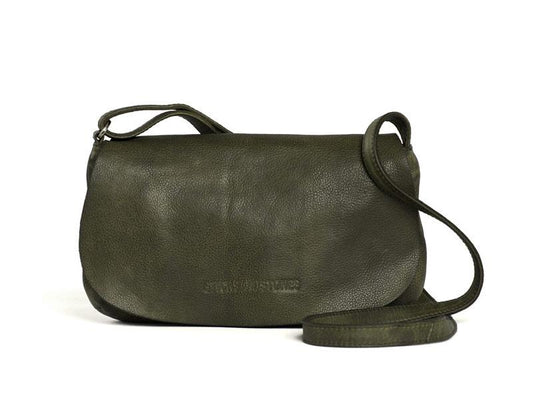 Sticks and Stones - Ledertasche Rio - Dark Olive