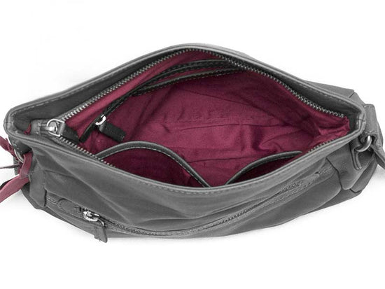 Sticks and Stones - Umschlagtasche Salvador Bag - Pebble Grey Innenansicht