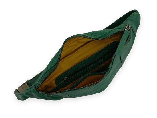 Sticks and Stones - Gürteltasche Toronto Bag - Jungle Green Innenansicht